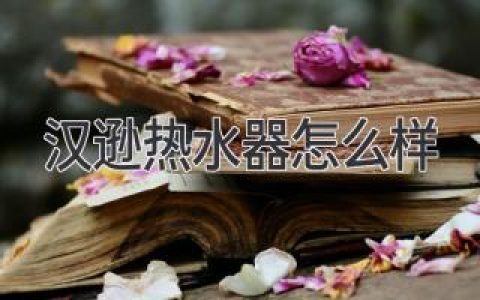 漢遜熱水器：靠譜選擇還是雞肋產(chǎn)品？揭秘真相！