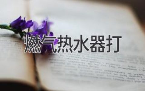 燃?xì)鉄崴鞴收吓挪椋撼Ｒ?jiàn)問(wèn)題及解決方案