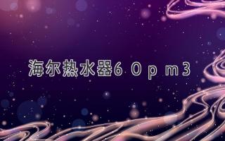 海爾熱水器60pm3