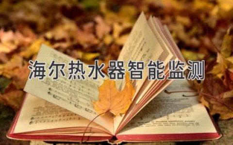 海爾熱水器智能監(jiān)測：實(shí)時(shí)守護(hù)您的用水安全