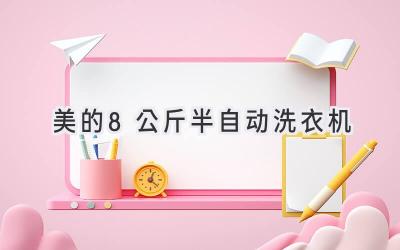 美的8公斤半自動(dòng)洗衣機(jī)