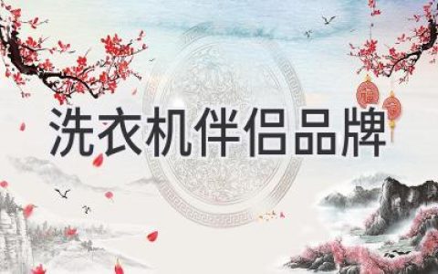 洗衣機(jī)清潔神器：呵護(hù)衣物，延長(zhǎng)洗衣機(jī)壽命