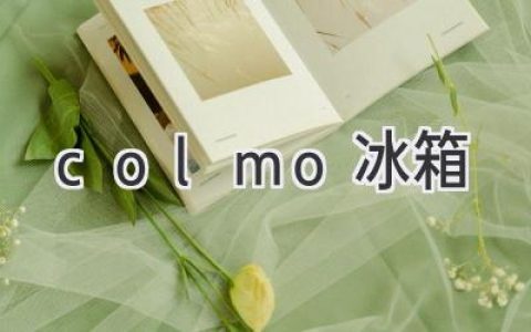 探索冷藏新境界：Colmo 冰箱帶給您的智能生活體驗