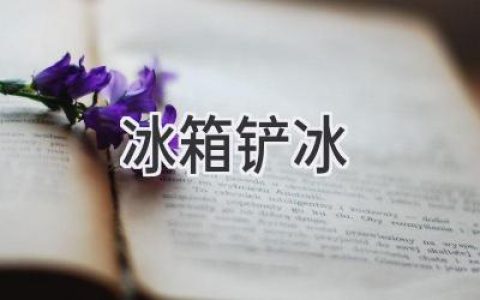 冰箱除冰技巧：教你輕松告別冰霜困擾