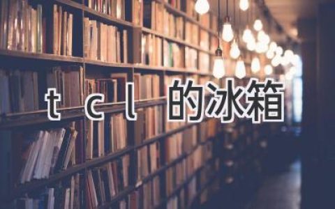 TCL冰箱：智慧科技與高效節(jié)能的完美融合