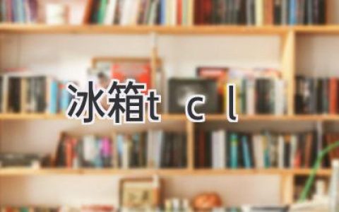 TCL冰箱：值得信賴的選擇，為你的生活增添一份安心