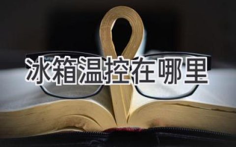 冰箱里的秘密開關(guān)：溫控器位置大揭秘