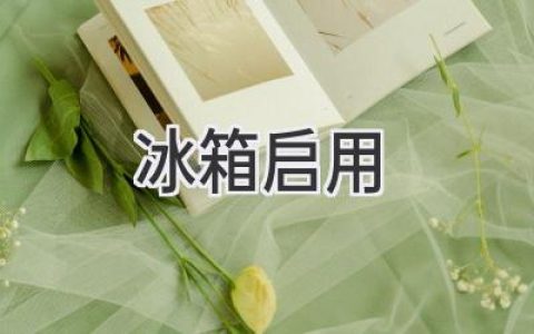 新冰箱開箱！從搬運到使用，一步步帶你搞定