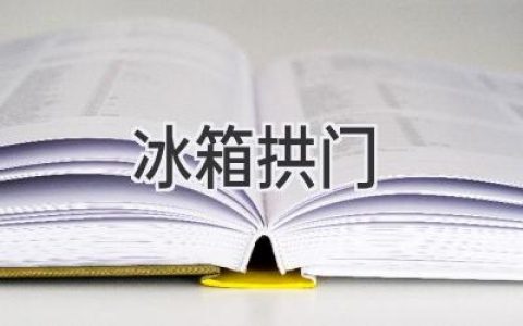 冰箱門(mén)上的獨特設計：探秘隱藏的巧思