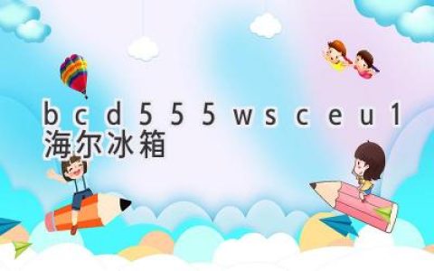 海爾冰箱BCD-555WSCEU1評測：容量、性能、靜音效果全方位解析