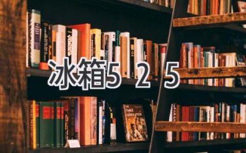 揭秘神秘冰箱數(shù)字：525 究竟意味著什么？