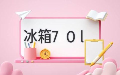 小空間大容量：70升冰箱如何滿(mǎn)足你的生活需求