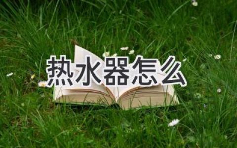 熱水器選購秘籍：從功能到預(yù)算，找到你的完美伴侶