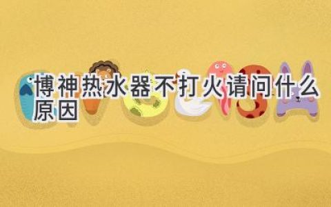 博神熱水器打不著火？快來(lái)看看這些常見(jiàn)原因！