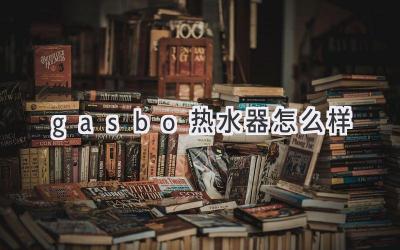 gasbo熱水器怎么樣